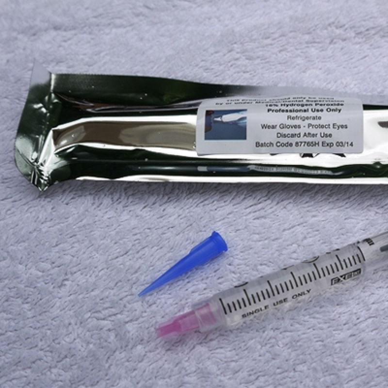 2 Syringes New  6% HP Syringe including tip